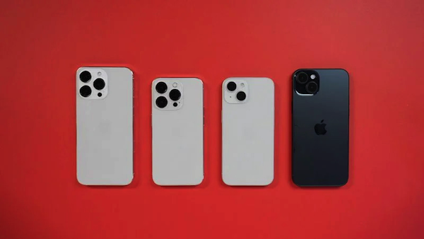 苹果 iPhone 15 系列四款机模上手体验