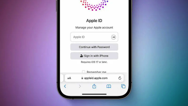 iOS 17 将支持 Apple ID 用户使用 Passkey 方式登录苹果官网