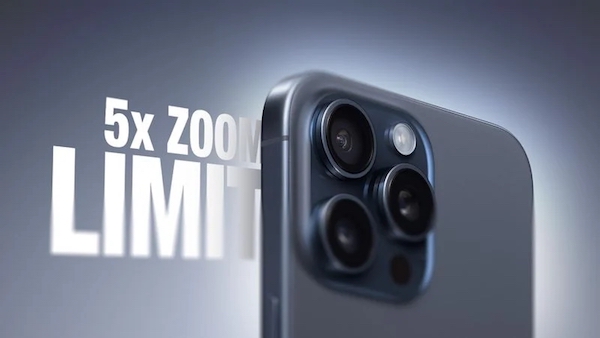 为求稳定，iPhone 15 Pro Max 远摄镜头放弃 10 倍光学变焦