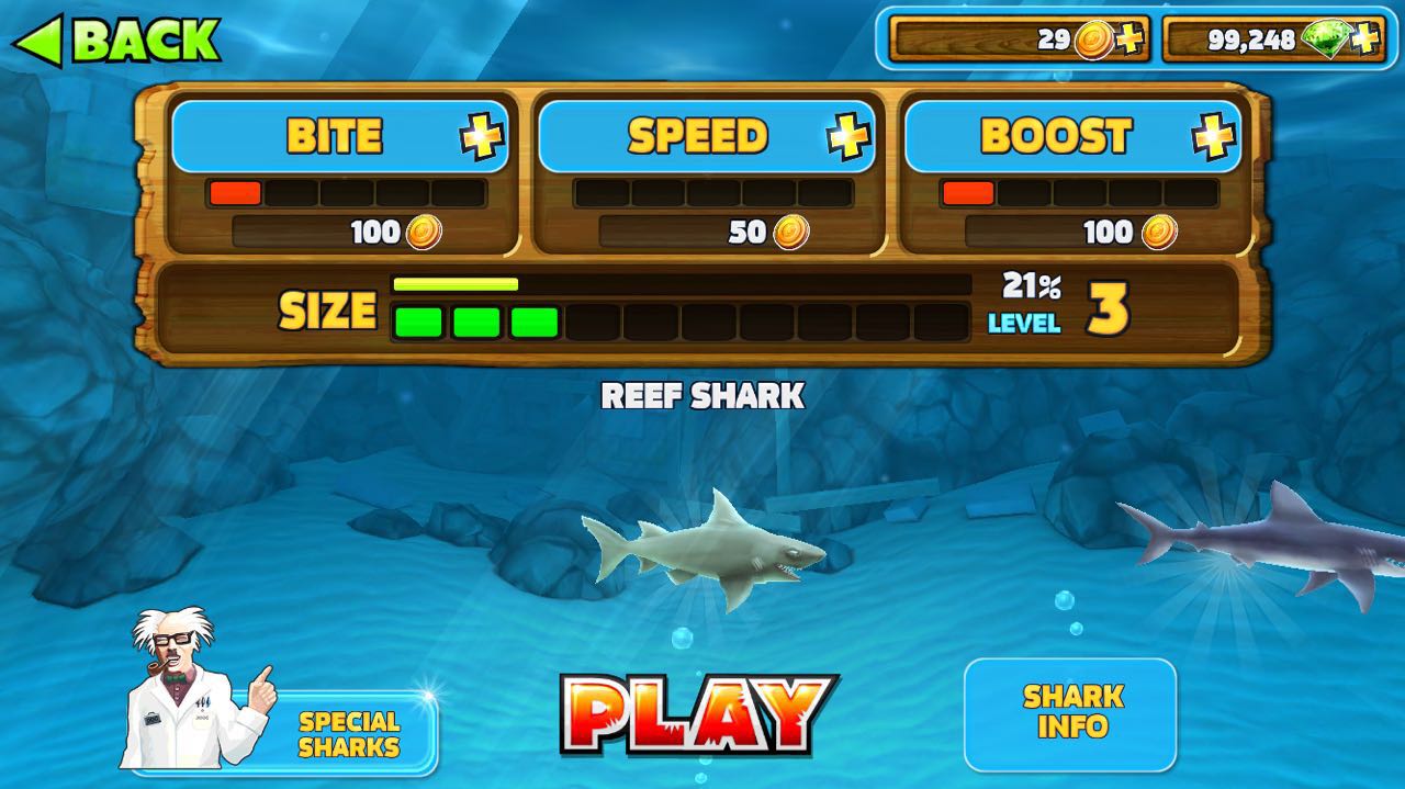 Hungry Shark Evolution Hack download free without jailbreak - Panda helper